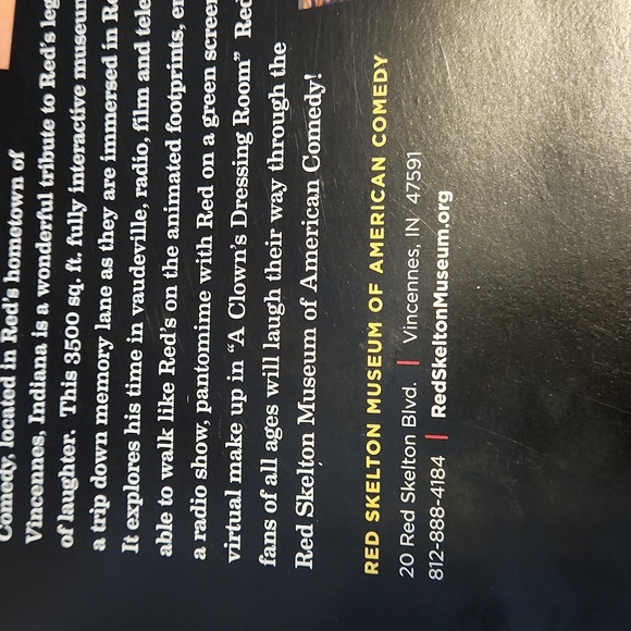 Red Skelton Museum of American Comedy Collectable Booklet - Picture 4 of 8